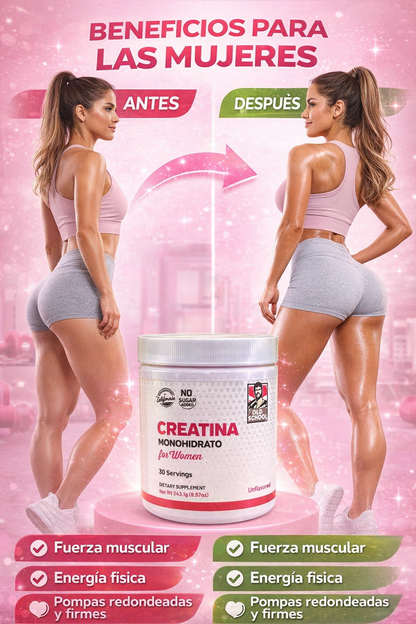 Creatina Old School™ Fórmula Mujer